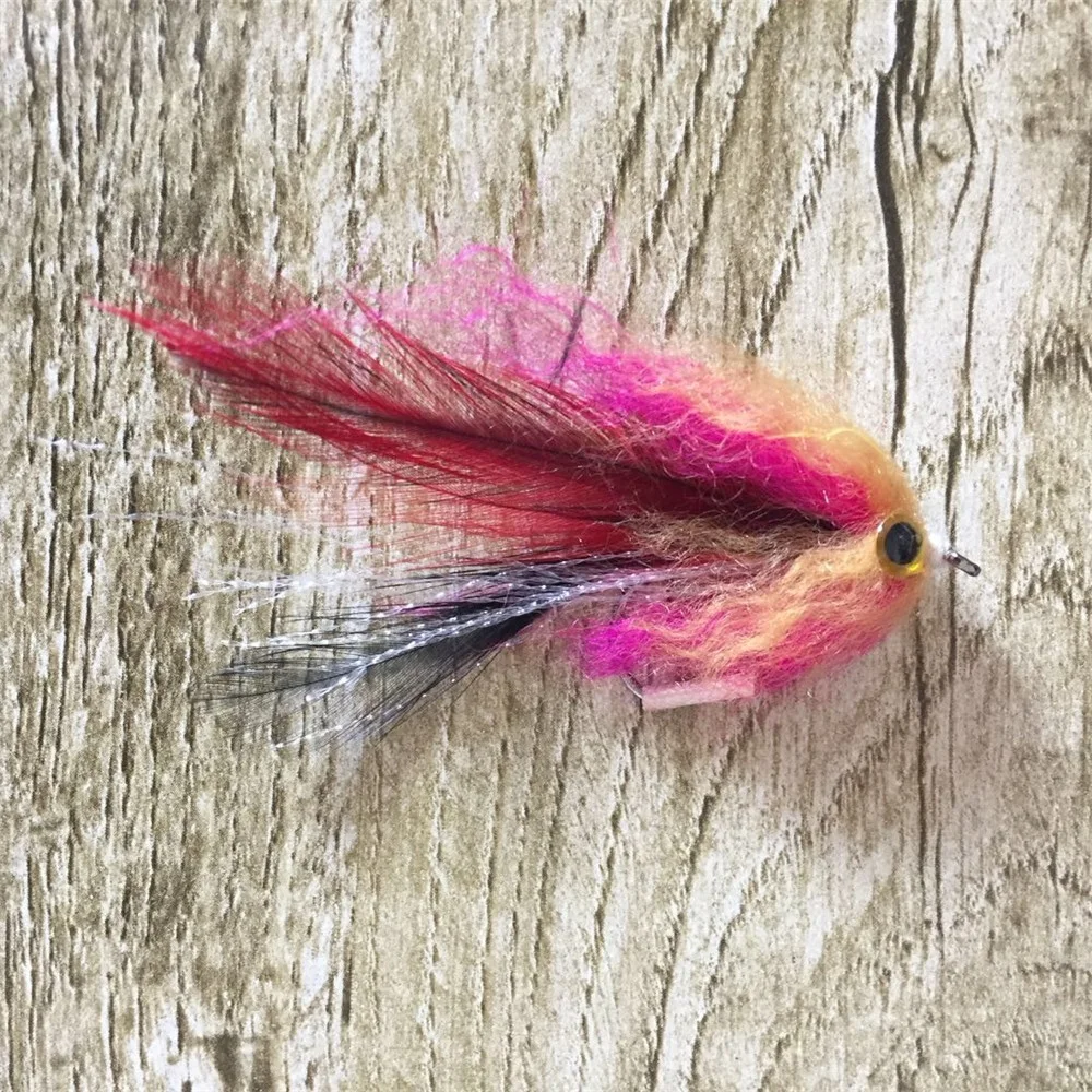 1Pc 10cm Trout Fishing Lure Steelhead Salmon Pike Streamer Fly Flies Single Dry Bait with Hook | Спорт и развлечения