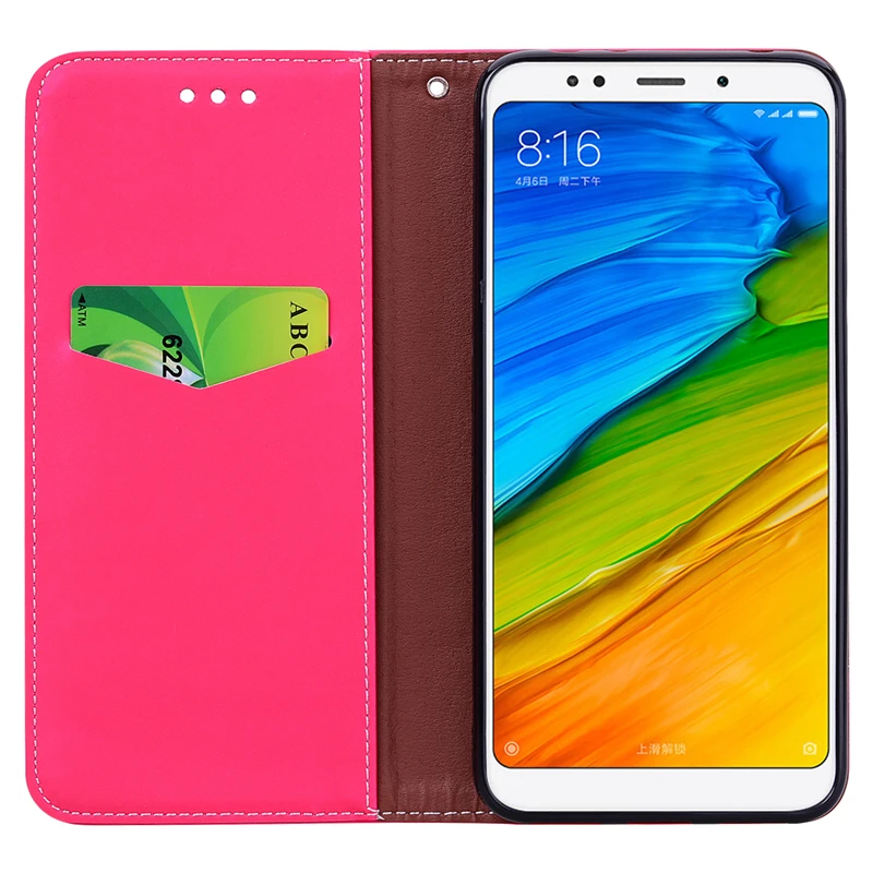 Чехол Кошелек для Xiaomi Redmi 6 6A 5 Plus 4A 4X Note 5A 4 Pro 3S S2 Go Mi 5X чехол телефона|Чехлы-портмоне|