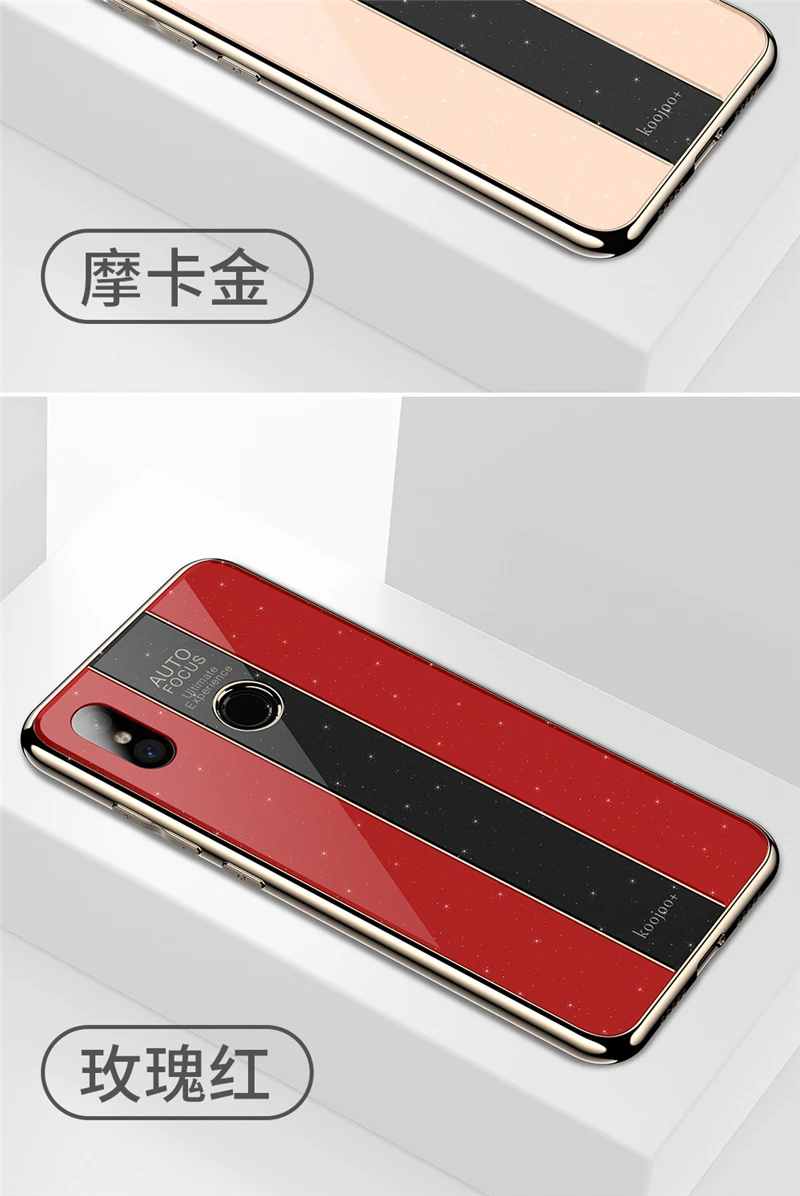 Для Xiao mi Red mi Note 7 5 6 чехол Роскошный TPU Edge+ Жесткий PC оргстекло защитный чехол на заднюю панель для mi x 2 2S Play Phone shell