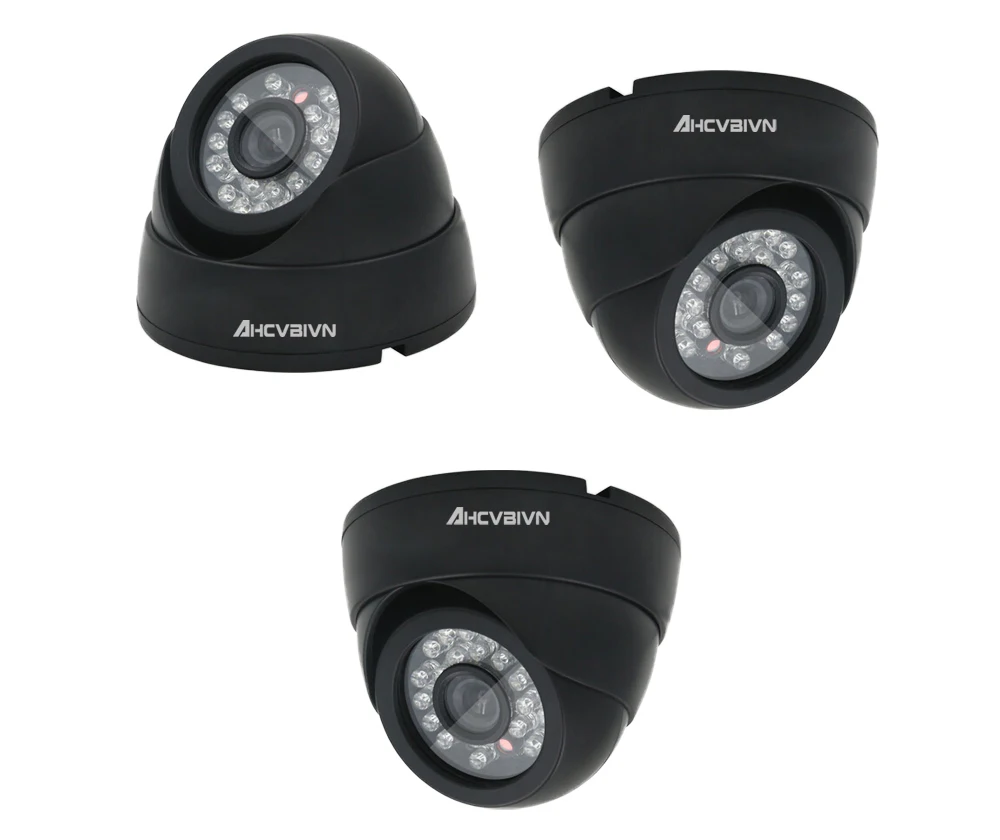 8CH CCTV система 1080P DVR 8 шт. 1200TVL CCD 1.0MP ИК Крытый Открытый купольная камера домашняя