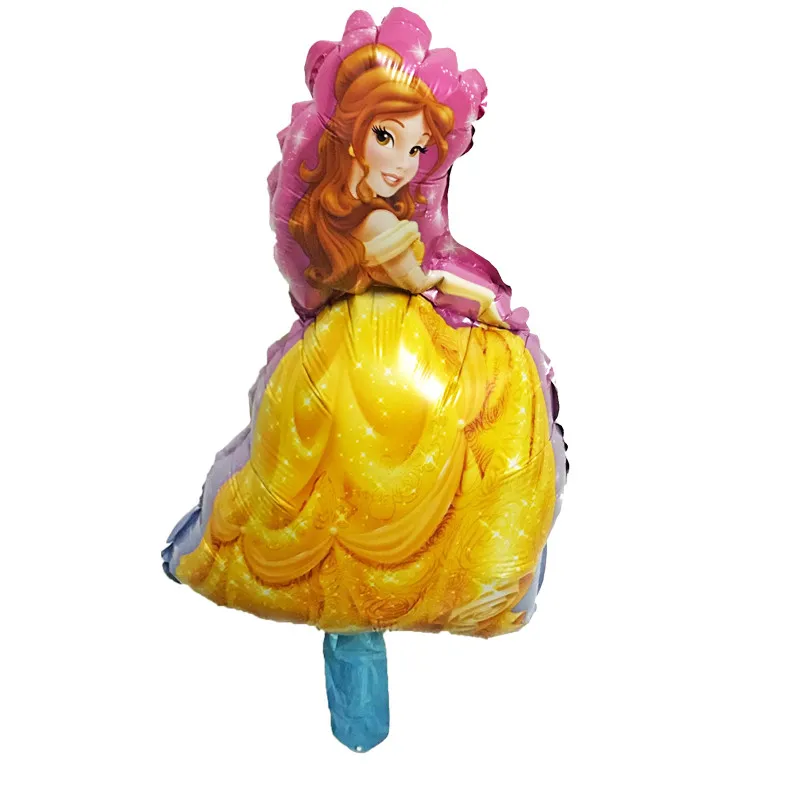 50 шт Мини Белль Аврора Белоснежка Принцесса Детский День Рождения украшения
