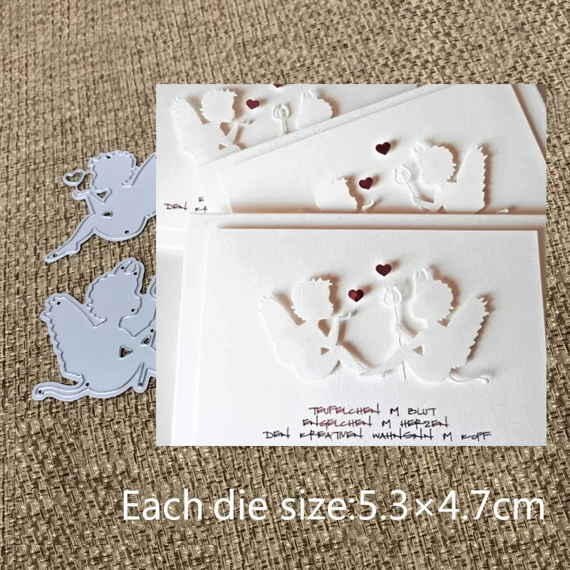 XLDesign крафт металлические режущие штампы высечки прекрасный ангел демон малыш