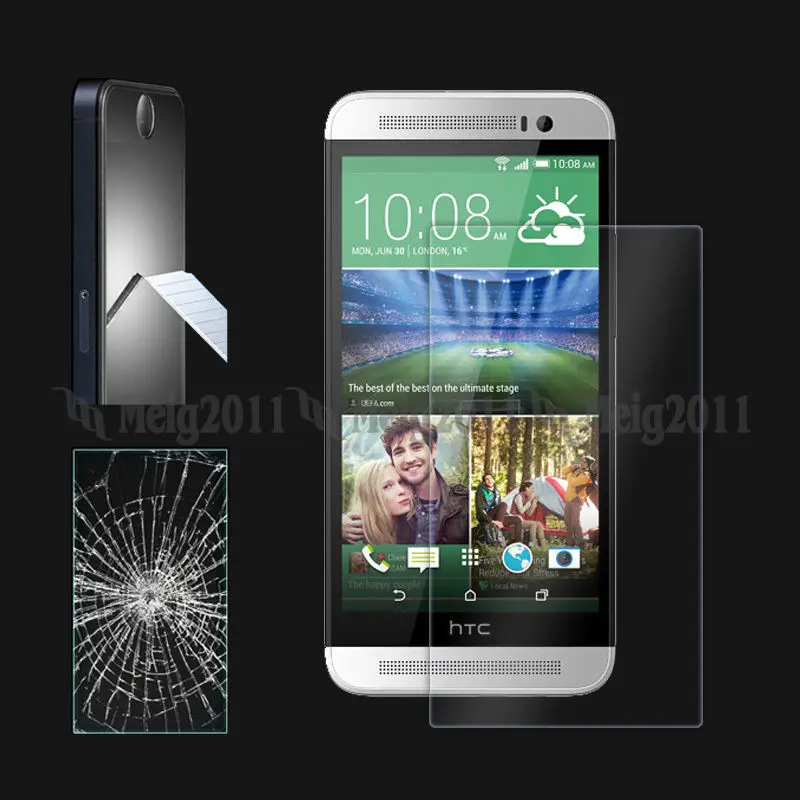 5x закаленное Стекло для HTC One e8 Ace Dual SIM Плёнки Экран протектор на e8|tempered glass|glass for