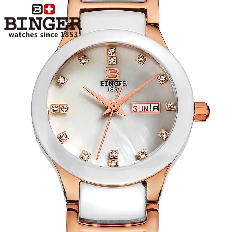 Часы женские Кварцевые водонепроницаемые с керамическим ремешком | Наручные