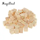 50 шт., деревянные квадратные плитки для рукоделия