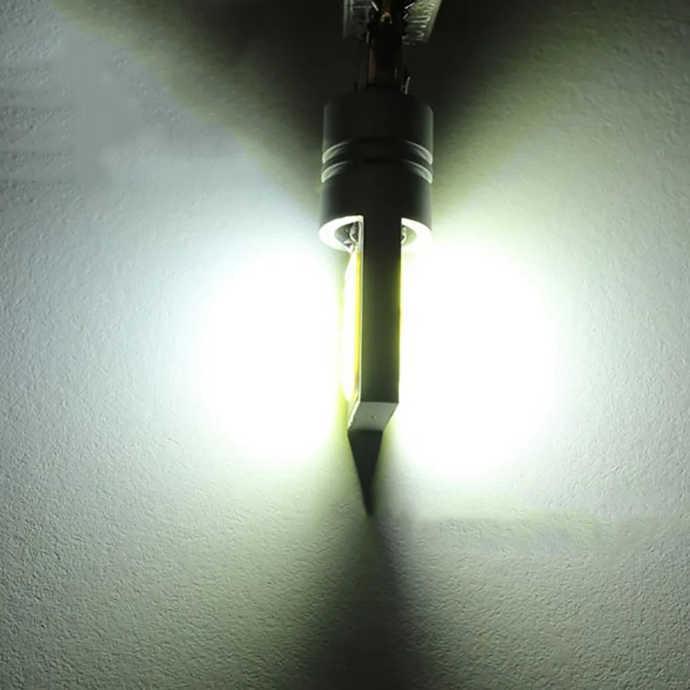 Новинка 2 шт. H3 протовотуманная подсветка COB LED фара для мотоцикла лампы AC/DC 12-24 V Чрезвычайно Яркий свет лампы
