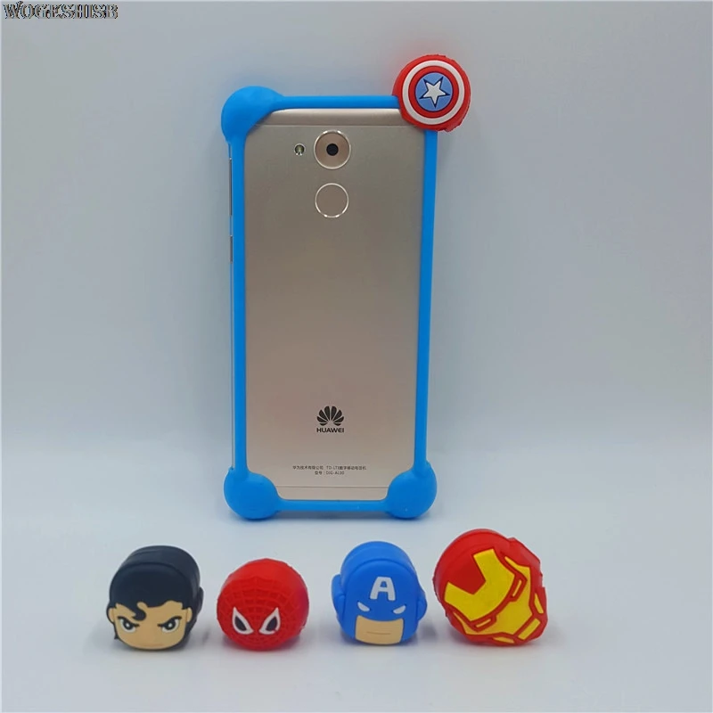 3D Мультфильм универсальный бампер чехол для huawei 2017 P8 P9 P10 Lite плюс Honor 4C Y635 Минни kitty