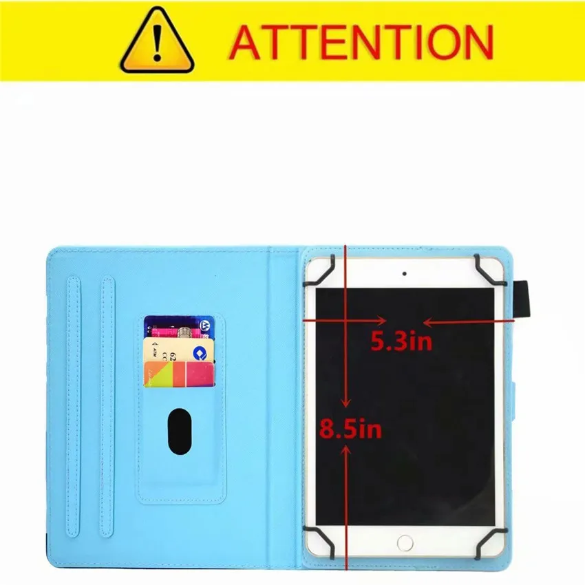 Чехол для планшета 8 дюймов Универсальный Новый мультяшный чехол 7 85 9 0 дюйма