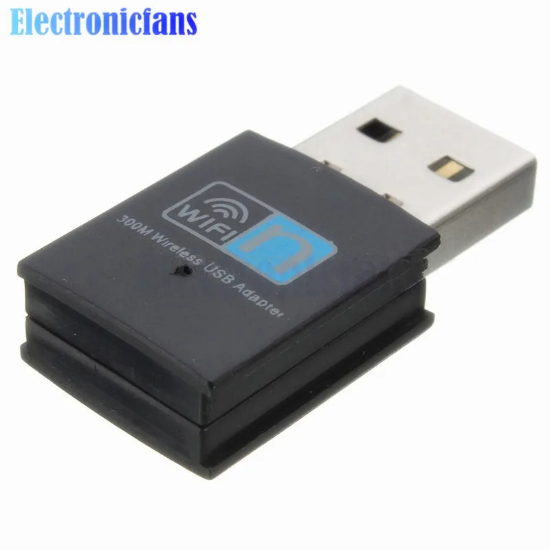 Мини беспроводной USB Wi Fi Wlan адаптер 300 Мбит/с 802 11 b/g/n 20dBm сетевой LAN ключ поддержка