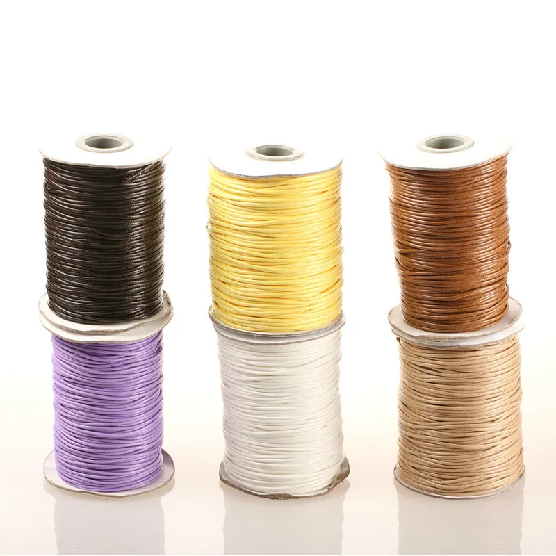 23 Цвета на выбор Круглый корейский вощеный шнур 2 мм вощеная линия/веревка/шнуры