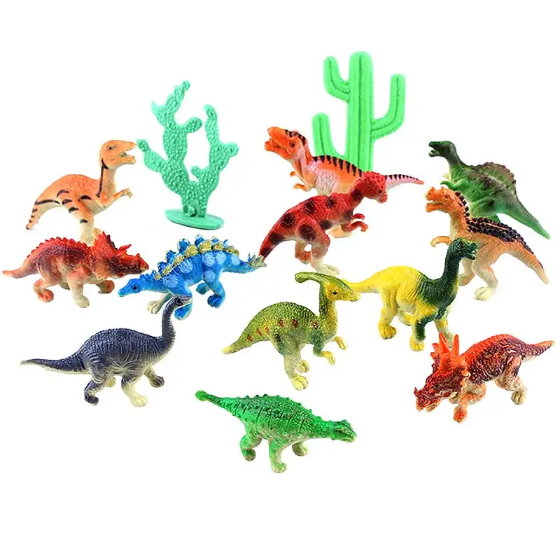 Мини-игрушка динозавр 12 шт. пластиковая Игрушечная модель динозавра Юрского