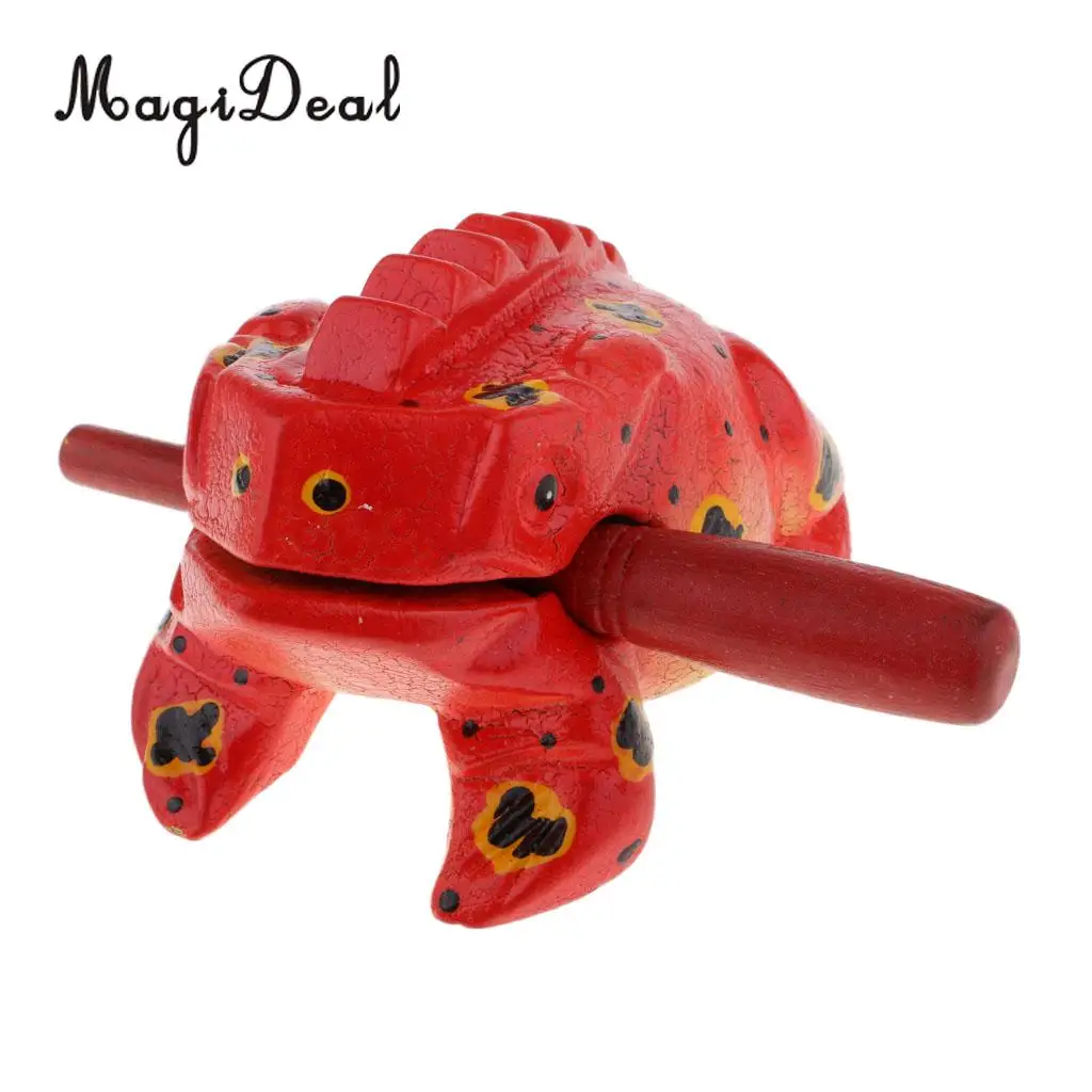 Тайские резные деревянные лягушки Guiro Rasp звучание игрушка музыкальные