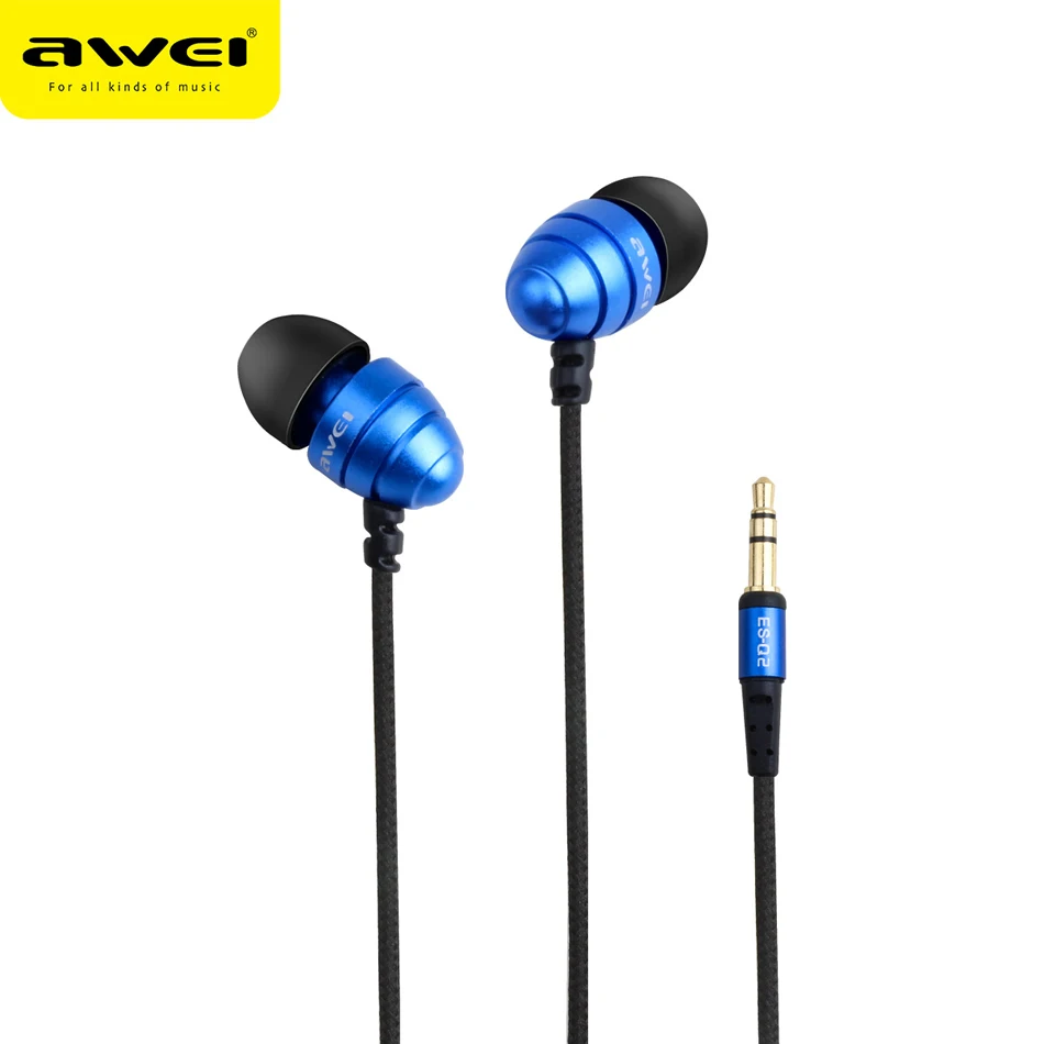 AWEI Проводные стереонаушники и наушники-вкладыши для телефона iPhone samsung Kulakl K Auriculares