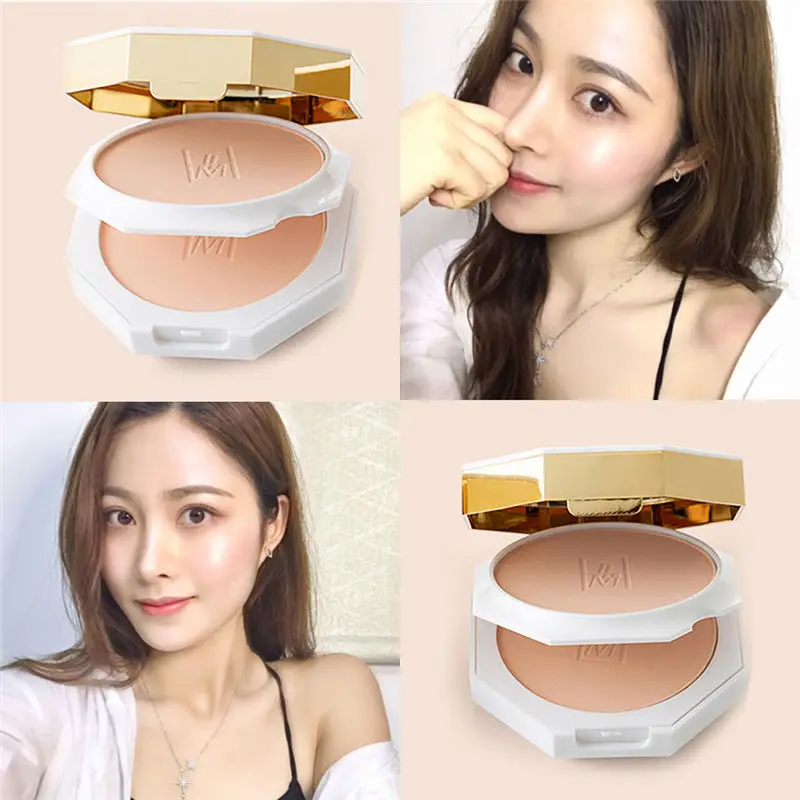 2 цвета макияж пудра для лица гладкий хайлайтер мерцающий сияющий порошок