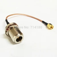 rf pigtail cable sma male switch n female bulkhead rg316 for wireless 15cm lots of 10pcs