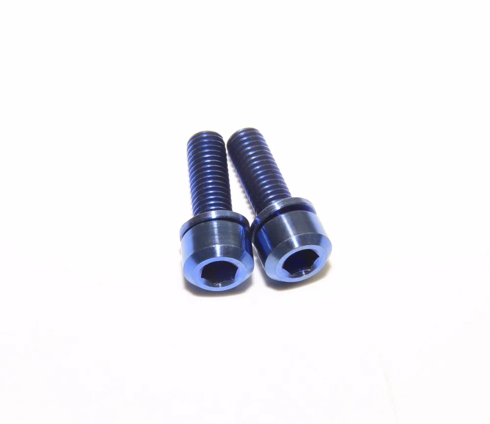 Велосипедный титановый болт для бутылки M5 * 16|titanium cage|bottle cage screwstitanium bottle bolts |