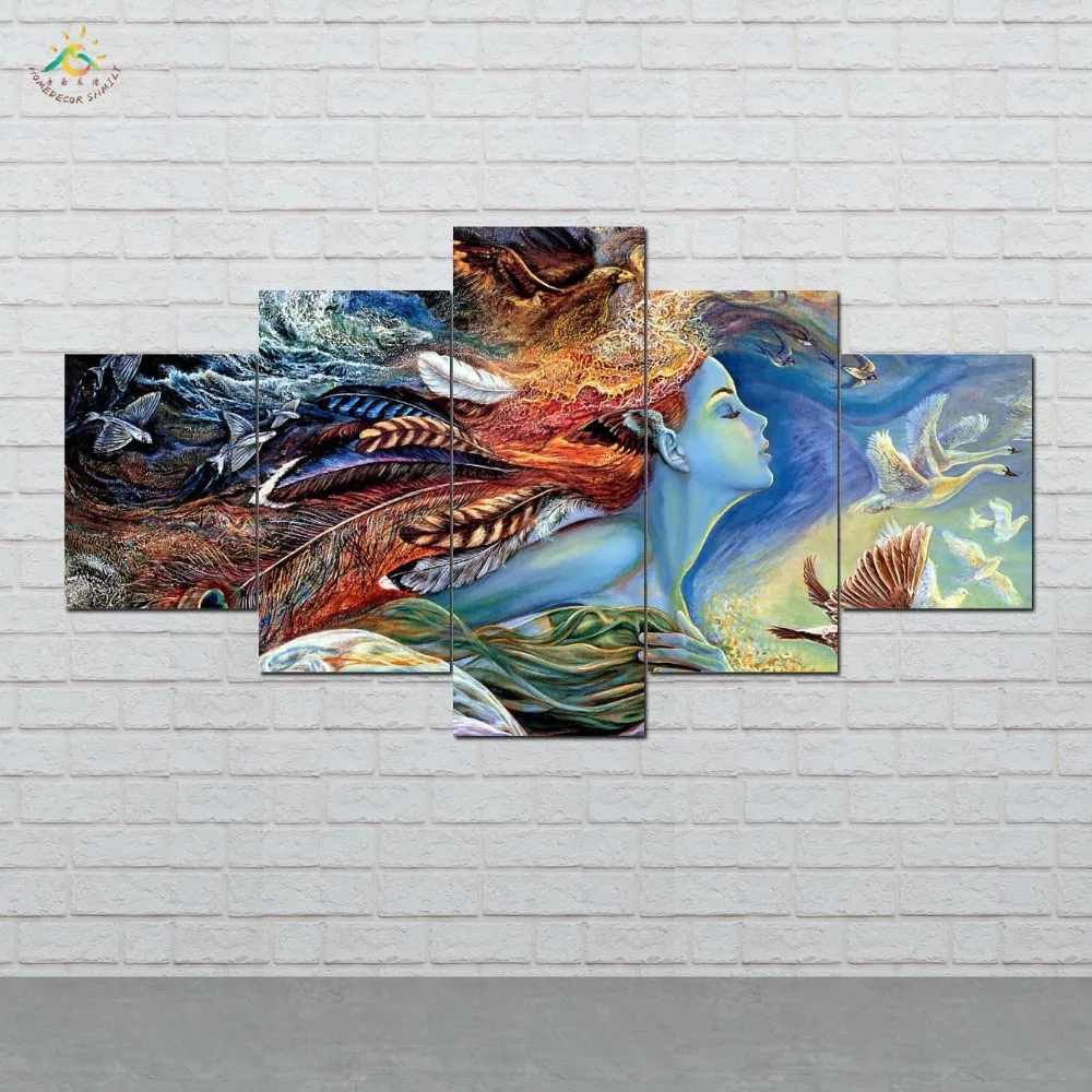 

Mother Nature Wall Art HD Prints Canvas Art Painting Modular Picture And Poster Canvas Painting Decoration Home 5 PIECES