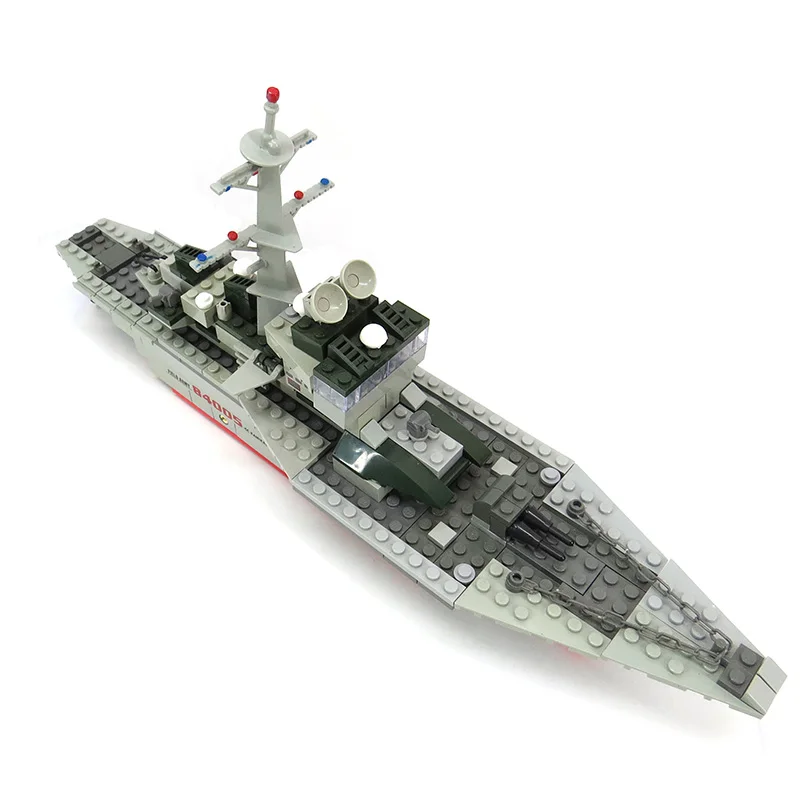 KAZI 84005 Cruiser Army Military Frigate Building Blocks War lege Navy Vessel Boat Bricks Toy For Kids Gift | Игрушки и хобби