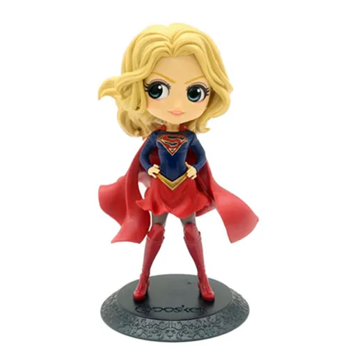 Supergirl Q posket Wonder Woman Харли Квинн Джокер супергерой ПВХ фигурка Аниме фигурки коллекционные куклы детские игрушки - Цвет: Supergirl