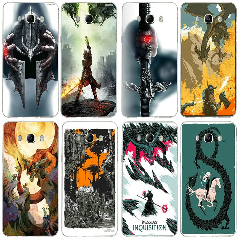 Мягкие чехлы для телефонов Dragon Age Inquisition Samsung S2 S3 S4 S5 Mini S6 S7 Edge S8 S9 S10 Plus Lite Note 5 8