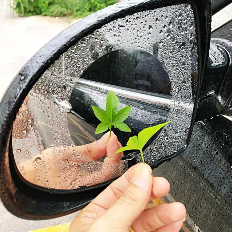 2 шт./компл. противотуманное Зеркало для автомобиля прозрачная пленка