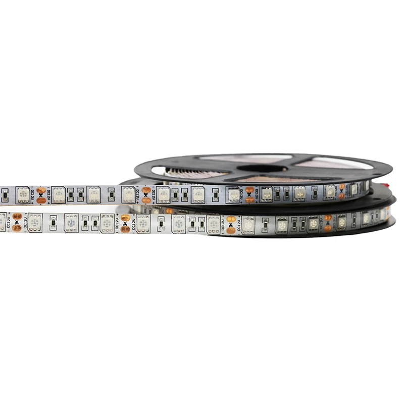 5050 SMD чип УФ светодиодный светильник 60 Светодиодный s/m DC12V водонепроницаемый/не