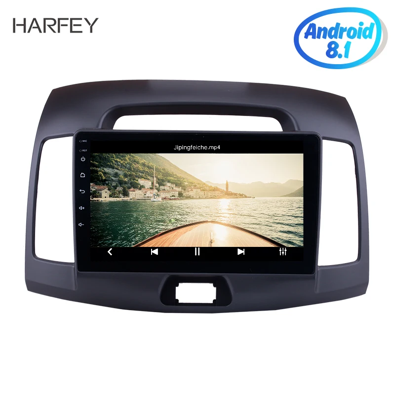 Harfey GPS Navi 9 &quotAndroid 8 1 стерео для Hyundai Elantra 2007 2008 2009 2010 2011 Автомобильный