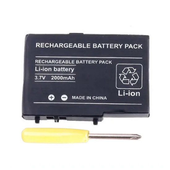 2000mAh 3 7 V литий-ионный аккумулятор + набор инструментов для Nintendo DSL NDS Lite |