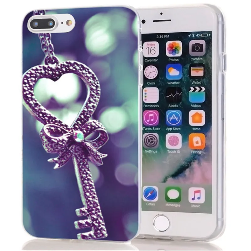 For iPhone 7 8 Plus Soft TPU Cover Design skull unique Cartoon flower X XS XR Max Phone Back Fundas M153 |