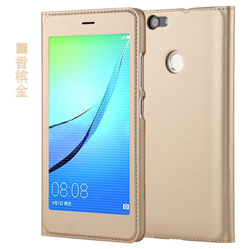 Чехол для Huawei nova Роскошный чехол из искусственной кожи флип Защитные чехлы
