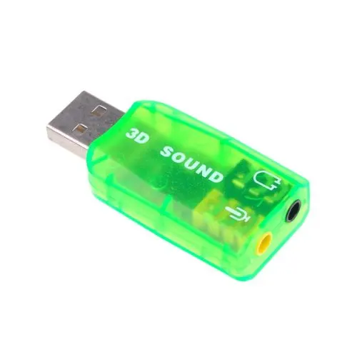 Внешняя звуковая карта 3D 5 1 каналов USB аудио адаптер микрофона стереогарнитура с