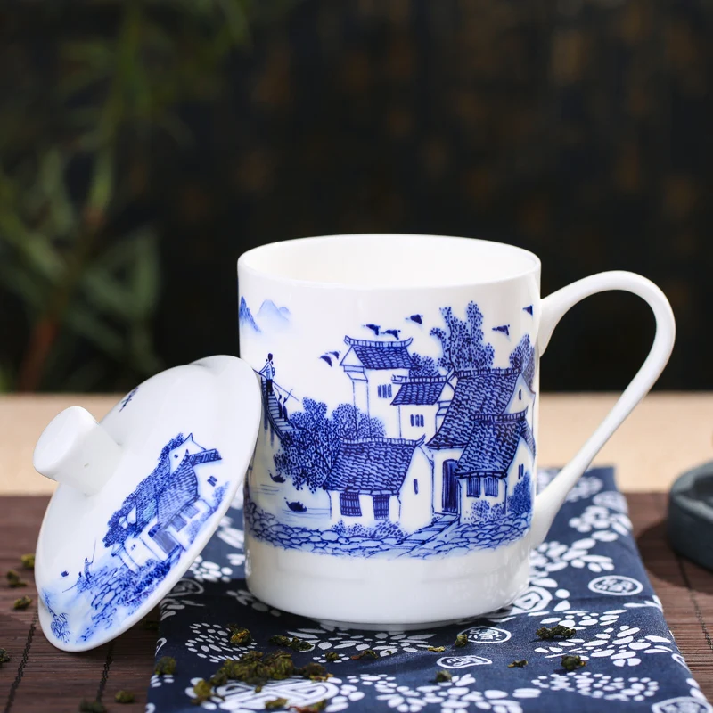 Цзиндэчжэнь Ретро Китайская Культура Бытовая Бизнес Костяного Фарфора Чашка