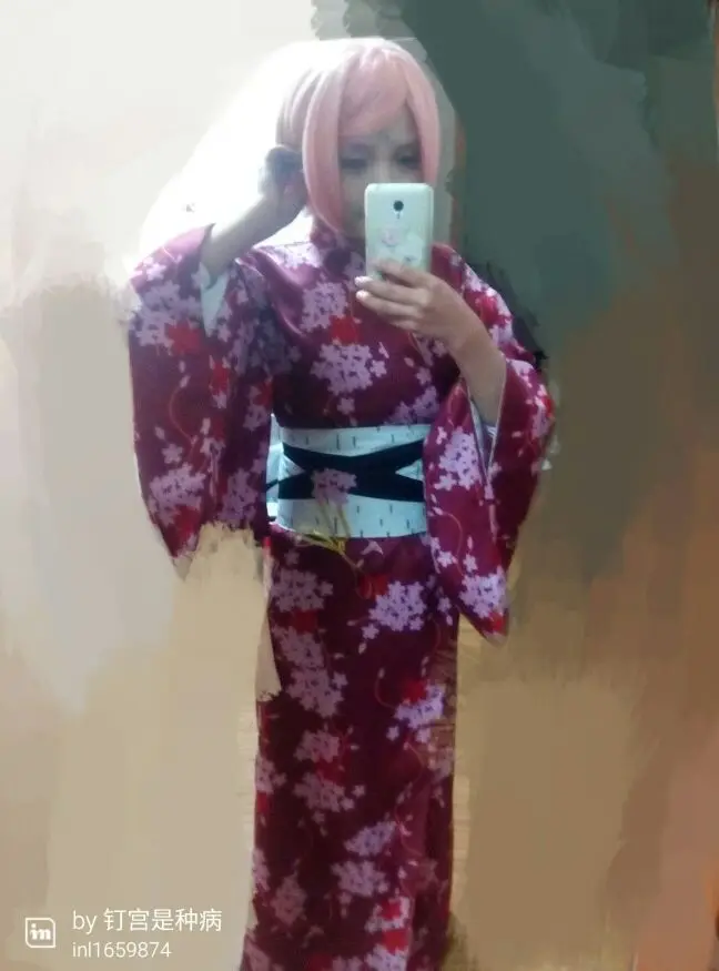 Кимоно Сакура Косплей Аниме костюмы 11 |