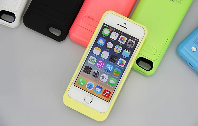Для iPhone 5 5S 2200 mAh Перезаряжаемые внешний Батарея зарядный чехол Батарея для Apple iPhone 5/iPhone 5 S