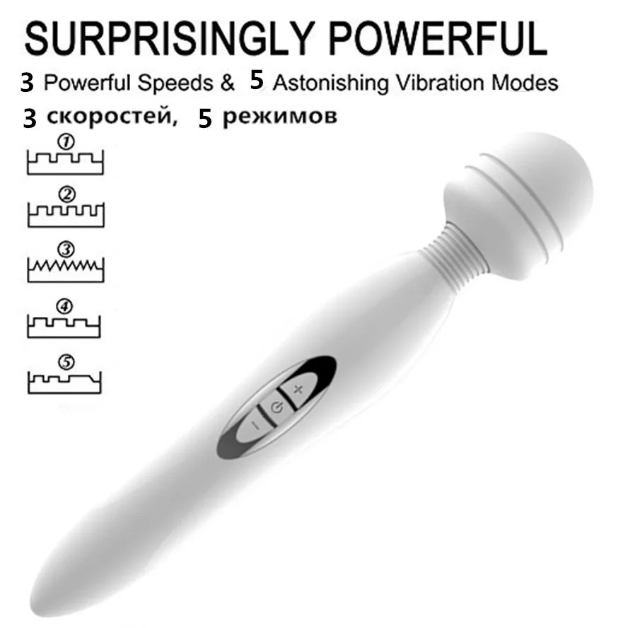 Большой вибратор AV Wand массаж клитора секс игрушка для взрослых Женский