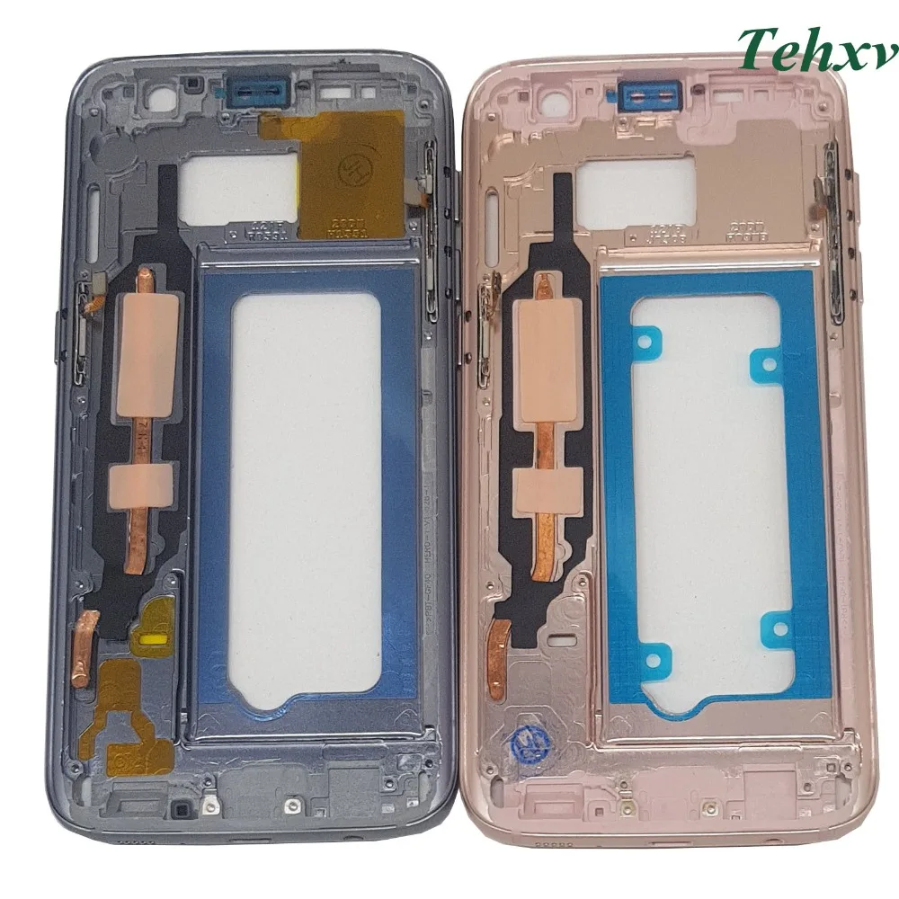 Средняя задняя рамка Корпус пластина ободок задний корпус для Samsung Galaxy S7 G930 G930F