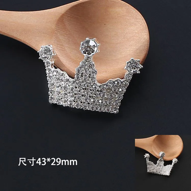 Mountain type crown Стразы в виде короны, супер яркие стразы из стекла, стразы для украшения одежды из ткани, Детские аксессуары для волос - Цвет: Mountain type crown