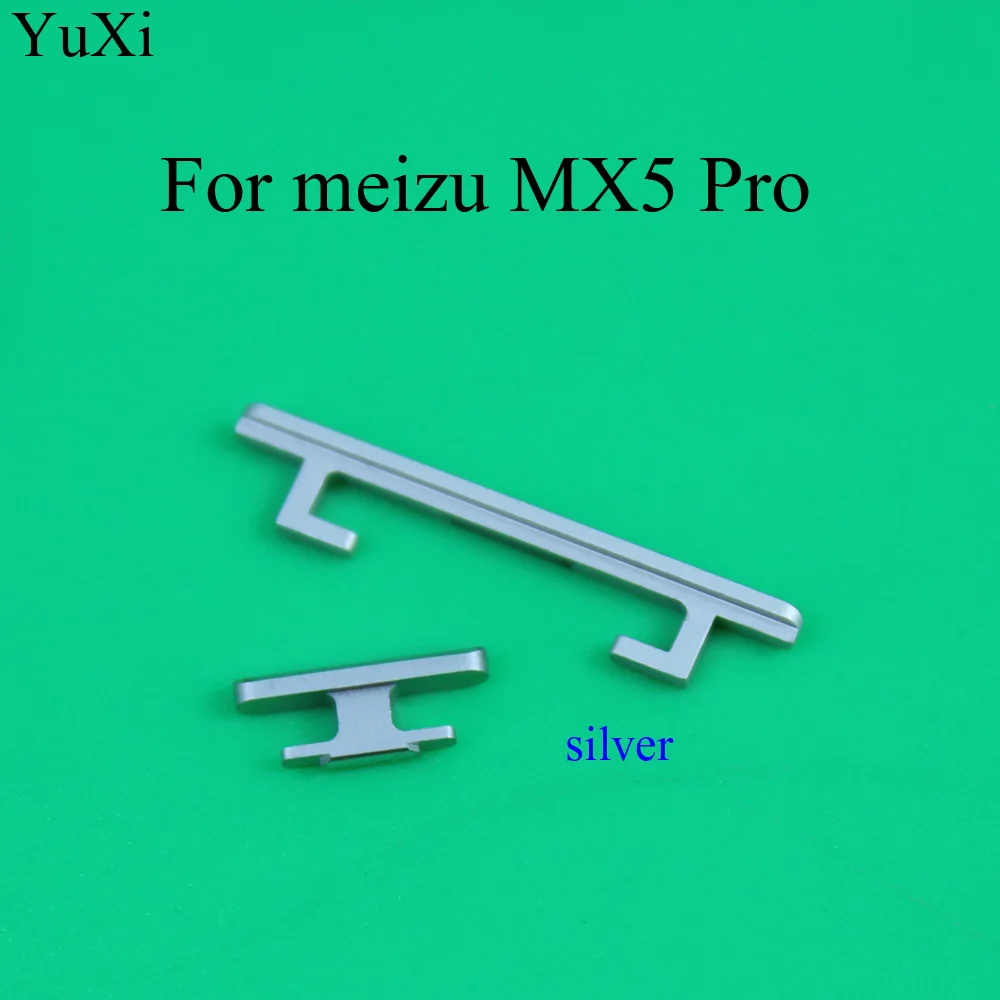 YuXi Боковая кнопка питания запасная часть ключа громкости для Meizu meilan mx5 MX6 pro MAX |