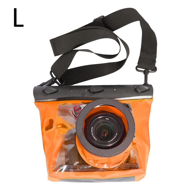 Чехол для камеры SLR DSLR HD 20 M Водонепроницаемая сумка камера остающийся сухим под водой корпус чехол для камеры Дайвинг водонепроницаемый чехол