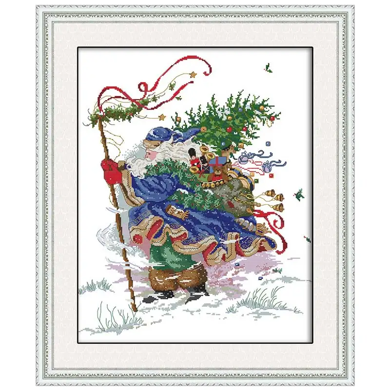 Набор для вышивки крестом 11CT 14CT Дед Мороз оптовая продажа|cross stitch 11ct|cross setcounted cross |