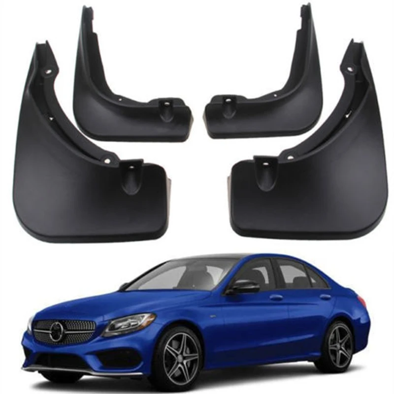 Брызговики от грязи для стайлинга автомобиля подходят Benz C43 C63 AMG Sedan Coupe fender 2015 2016