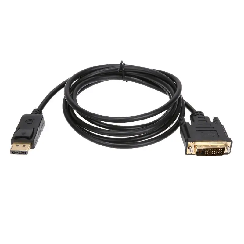 Кабель переходник 1 8 м с интерфейсом Thunderbolt DP штырь поддержкой 1080P Full HD DisplayPort в DVI