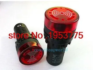 

DC36V 22mm Red LED Indicator Light with Buzzer