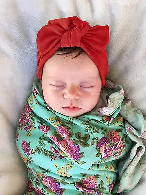 2017 Newborn Baby Toddler Kid Boy Girl Bowknot Beanie Hat Cap Hair Accessories(Bowknot need Bind BY yourself) | Детская одежда и