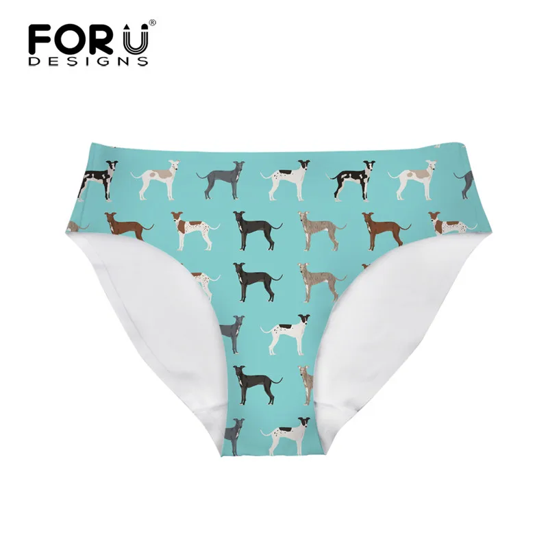 Женские Бесшовные трусы-боксеры с принтом Собака дышащие трусы нижнее белье