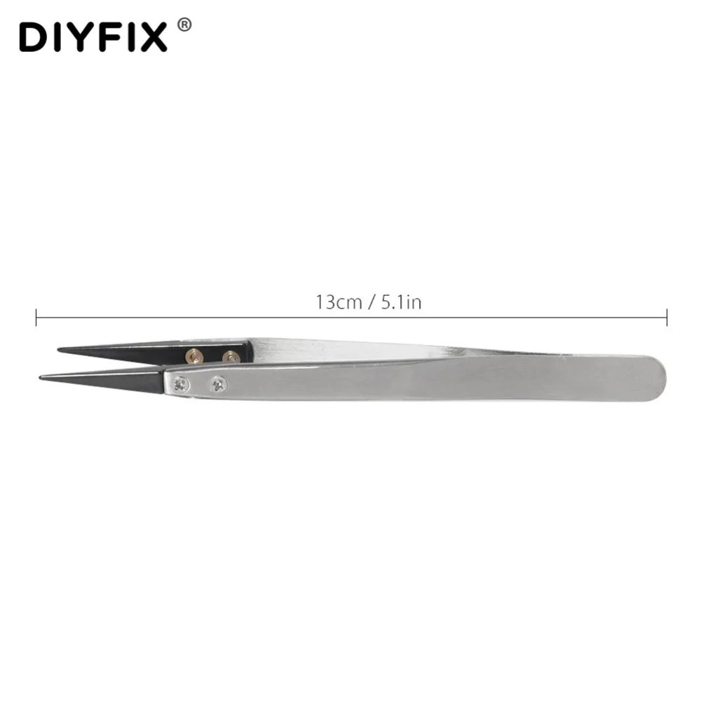 Керамические пинцеты DIYFIX ESD антистатические щипцы для электронных сигарет с