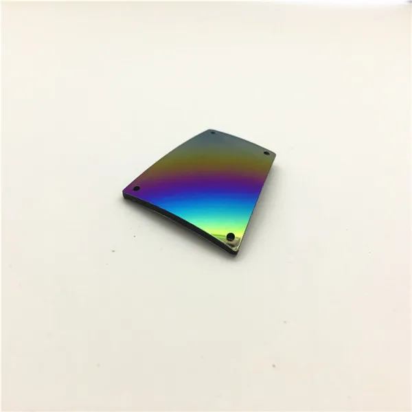 23N 30x34mm TopStone Радужное зеркало пришивные стразы акриловые пришивные камни для аксессуаров одежды платья - Цвет: 23N 30x34mm