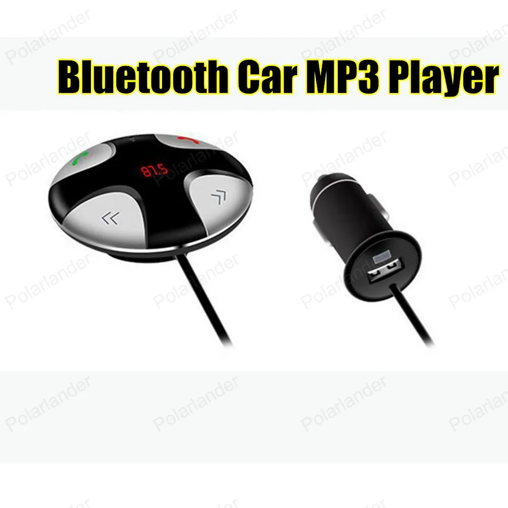 

Bluetooth Car Kit FM Transmitter Hands Free AuxMp3 Player Modulator with LED Display Portable Dual USB Charger Transmissor FM