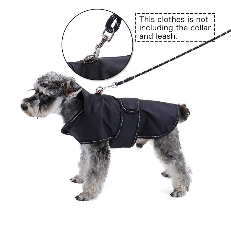 Зимнее пальто для домашних животных теплый жилет водонепроницаемый