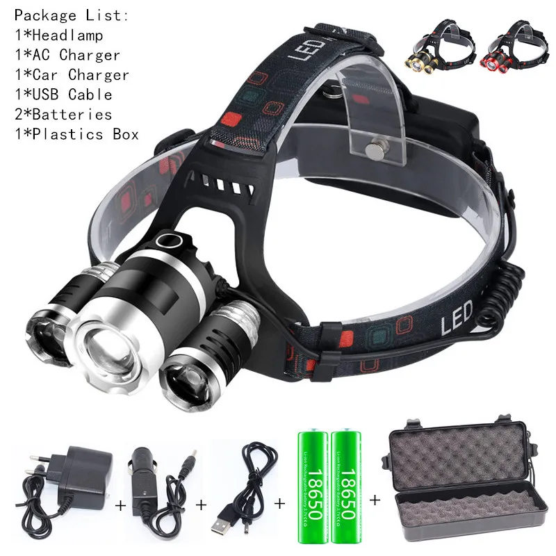 

Налобный фонарь SAIFENLAN 4 режима